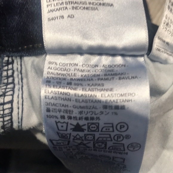 Levi’s 515 Bootcut DarkWash Jeans size 16 - Picture 6 of 10